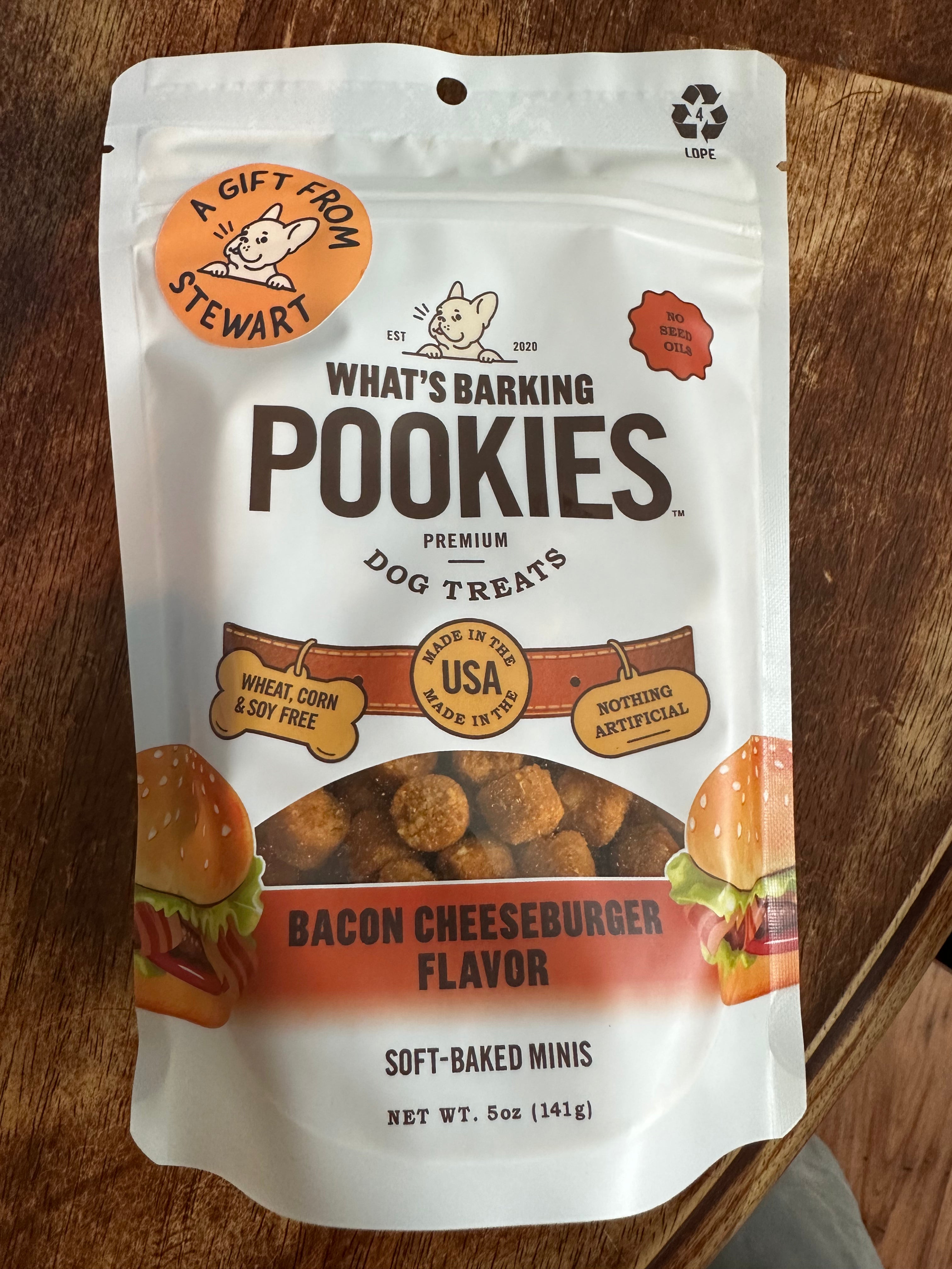 Whats Barking - Pookies Bacon Cheeseburger 5oz