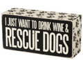 Box Sign - Rescue Dogs