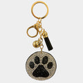 RHINESTONE PAW KEYCHAIN, KC444X 643