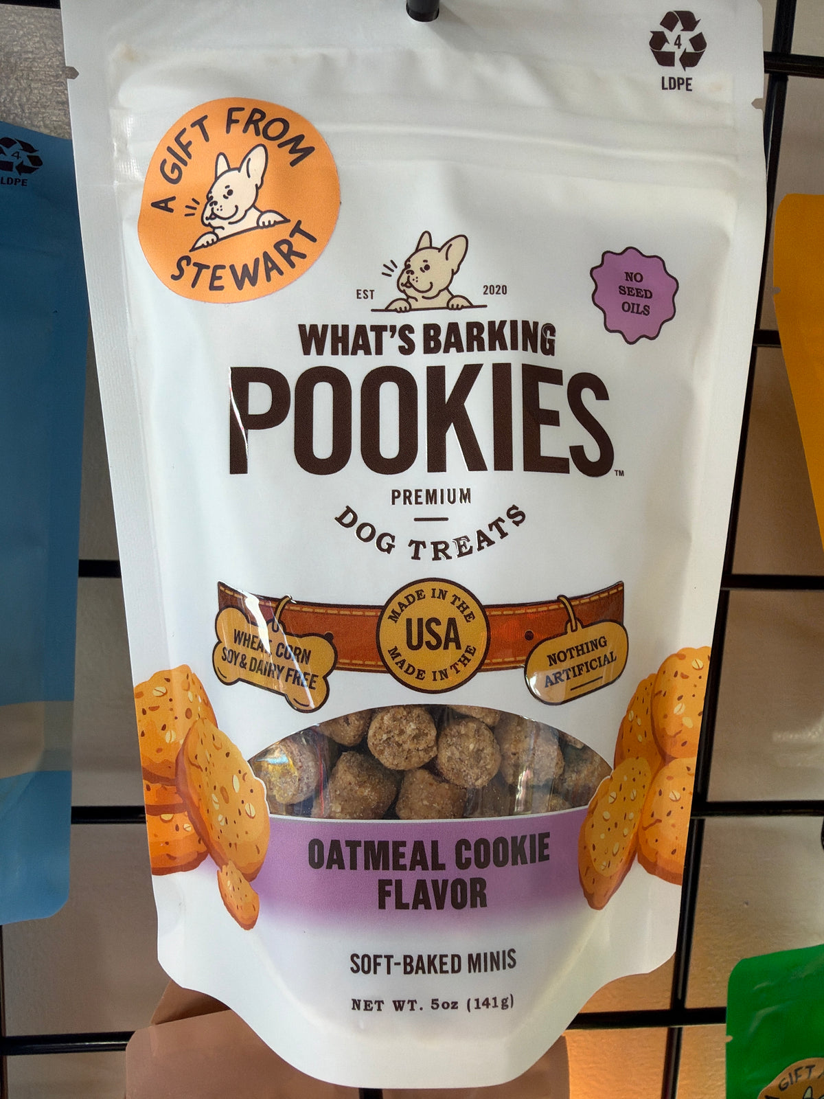 Whats Barking Pookies Oatmeal Cookie